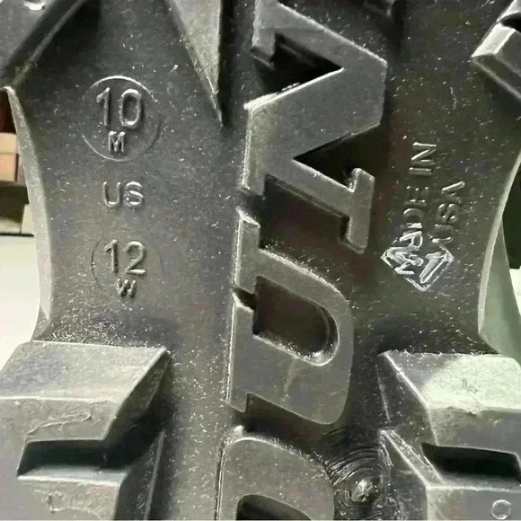 COPY - Dunlop Safety Steel Toe PVC Boots, M10 W12 Black (868-8677600.12) new nb - Picture 8 of 8